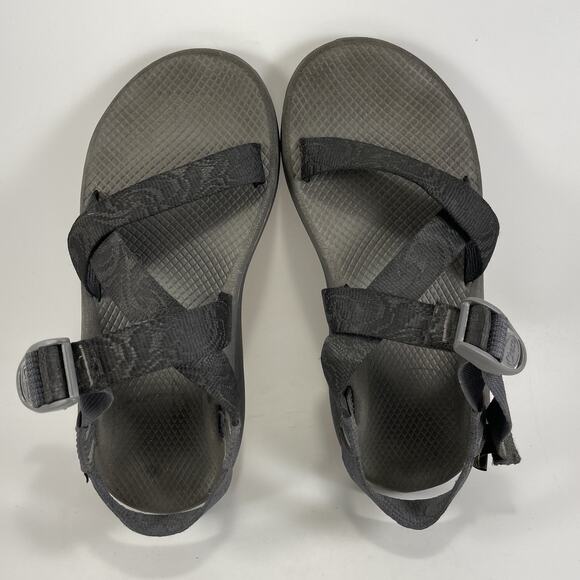 Chaco Z1 Z/1 Active Sandals Strappy Mens Size 9 Black Hiking Water Shoes - Picture 6 of 9